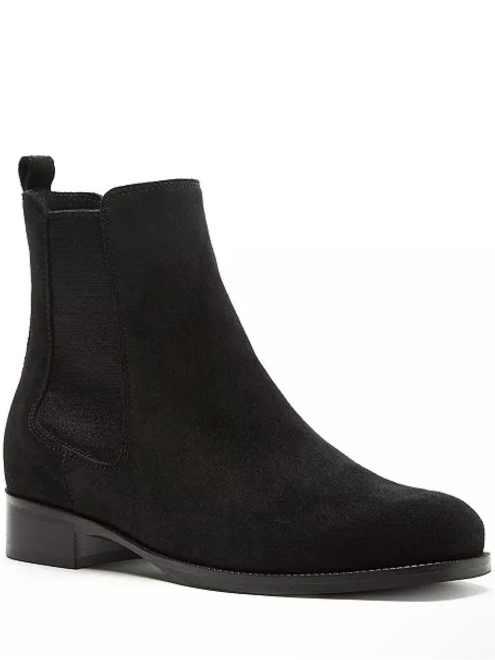 La CANADIENNE Stormi Women’s Black Suede Chelsea Boots Pull On - NWT